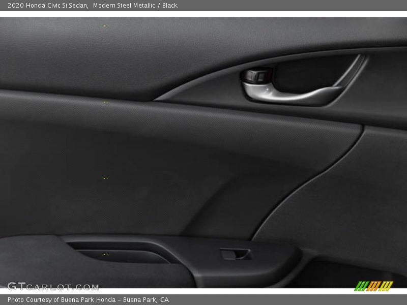 Modern Steel Metallic / Black 2020 Honda Civic Si Sedan