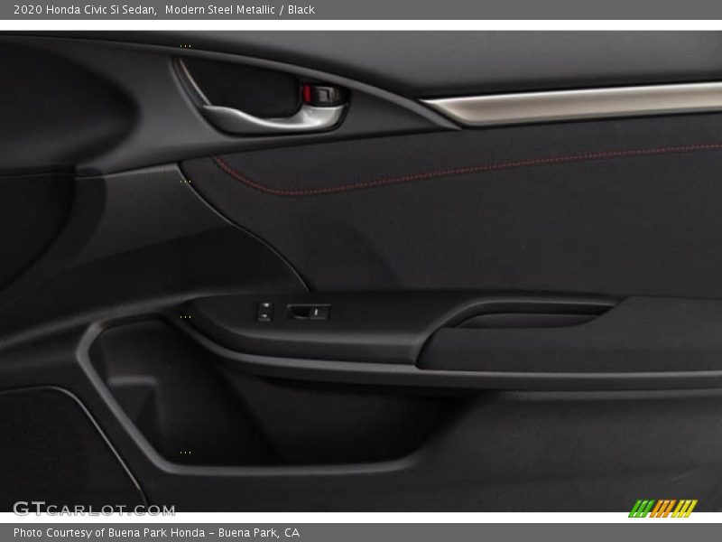 Modern Steel Metallic / Black 2020 Honda Civic Si Sedan