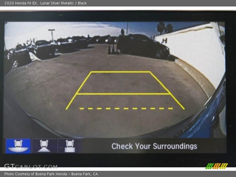 Lunar Silver Metallic / Black 2020 Honda Fit EX