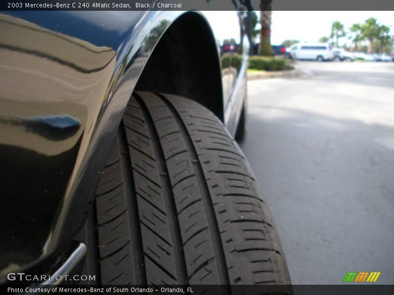 Black / Charcoal 2003 Mercedes-Benz C 240 4Matic Sedan