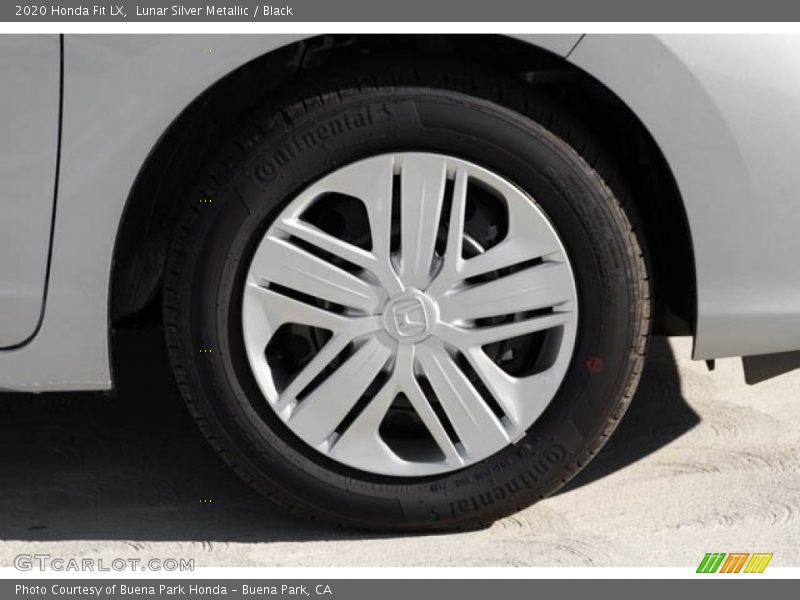 Lunar Silver Metallic / Black 2020 Honda Fit LX