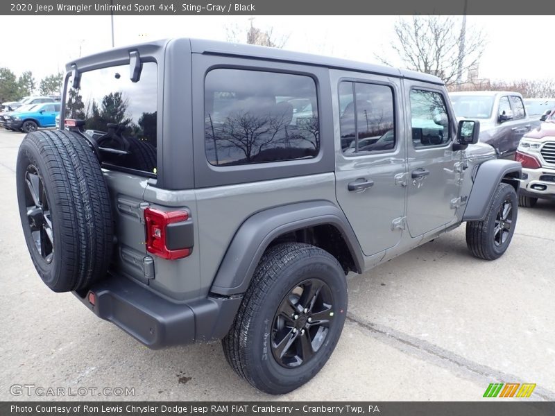 Sting-Gray / Black 2020 Jeep Wrangler Unlimited Sport 4x4