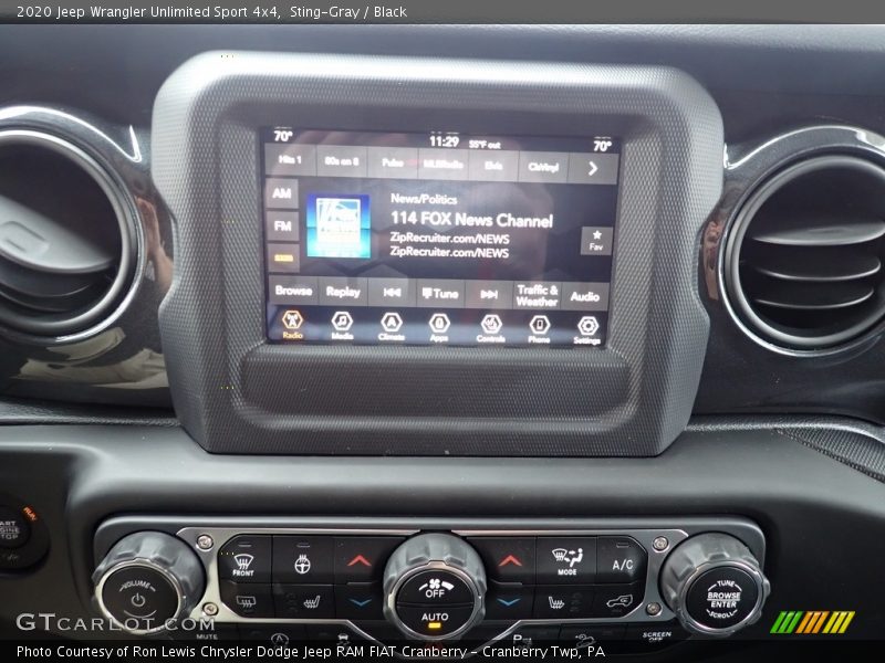Sting-Gray / Black 2020 Jeep Wrangler Unlimited Sport 4x4