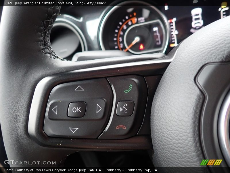 Sting-Gray / Black 2020 Jeep Wrangler Unlimited Sport 4x4