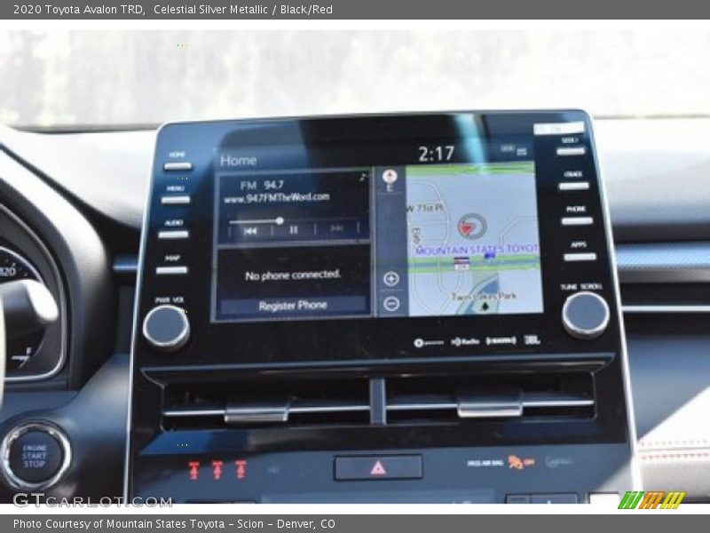Controls of 2020 Avalon TRD
