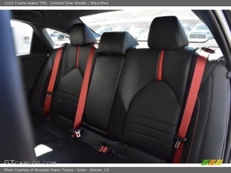 Rear Seat of 2020 Avalon TRD