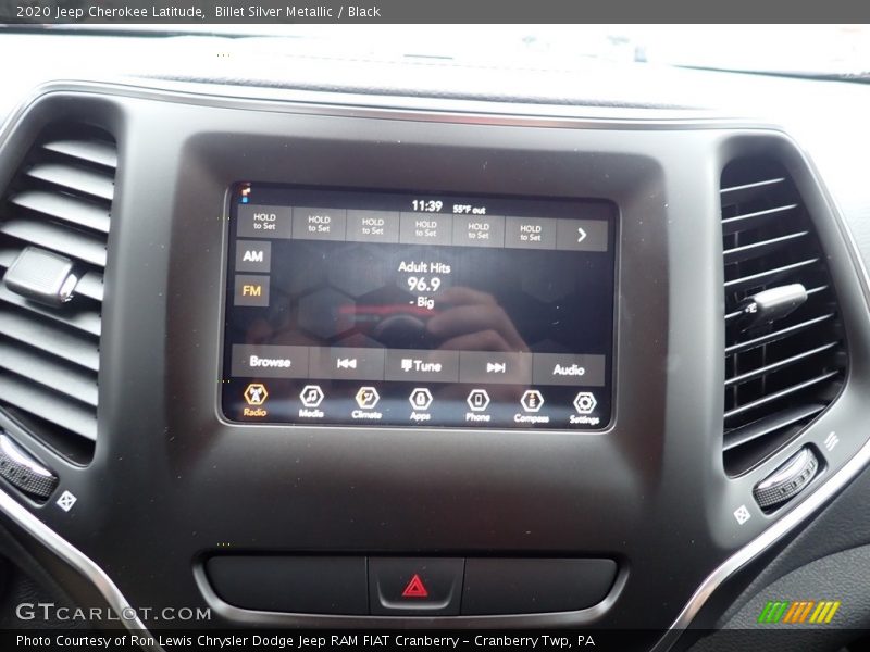 Billet Silver Metallic / Black 2020 Jeep Cherokee Latitude