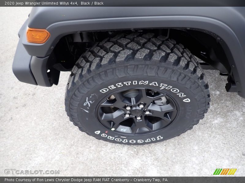 Black / Black 2020 Jeep Wrangler Unlimited Willys 4x4