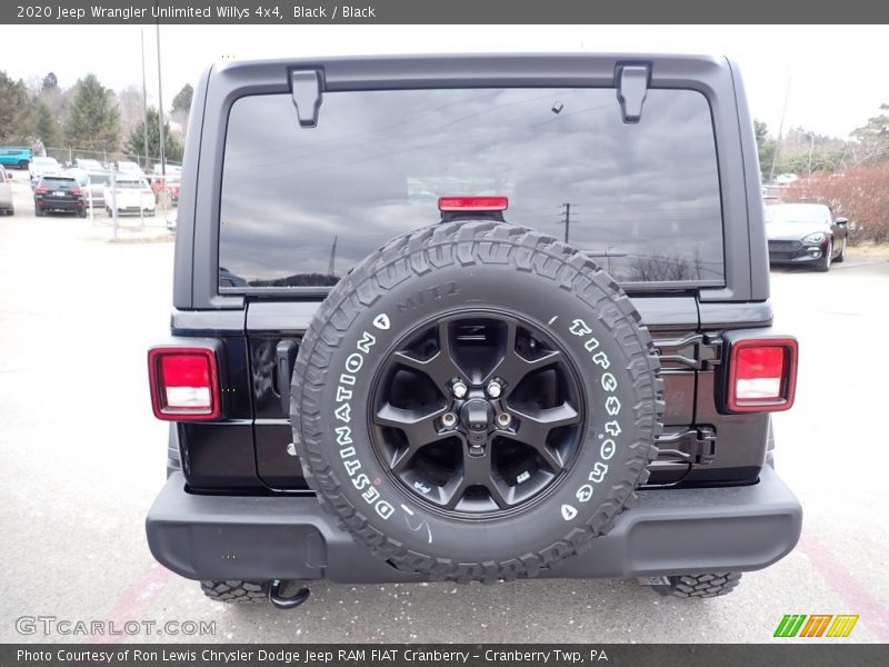 Black / Black 2020 Jeep Wrangler Unlimited Willys 4x4