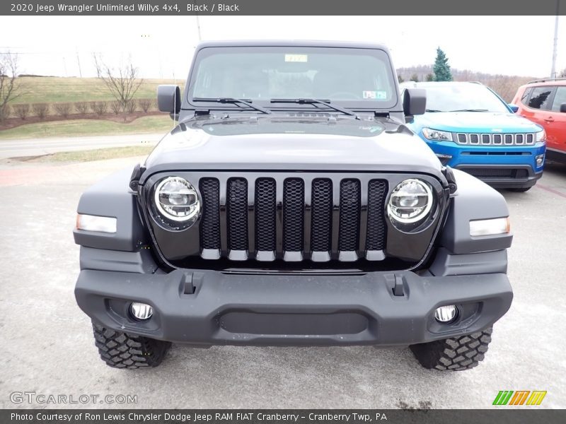 Black / Black 2020 Jeep Wrangler Unlimited Willys 4x4