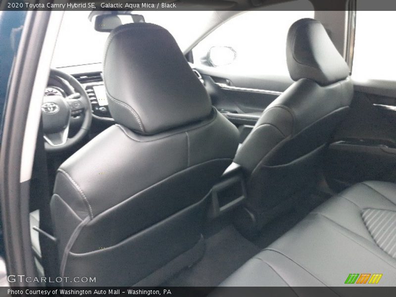 Galactic Aqua Mica / Black 2020 Toyota Camry Hybrid SE