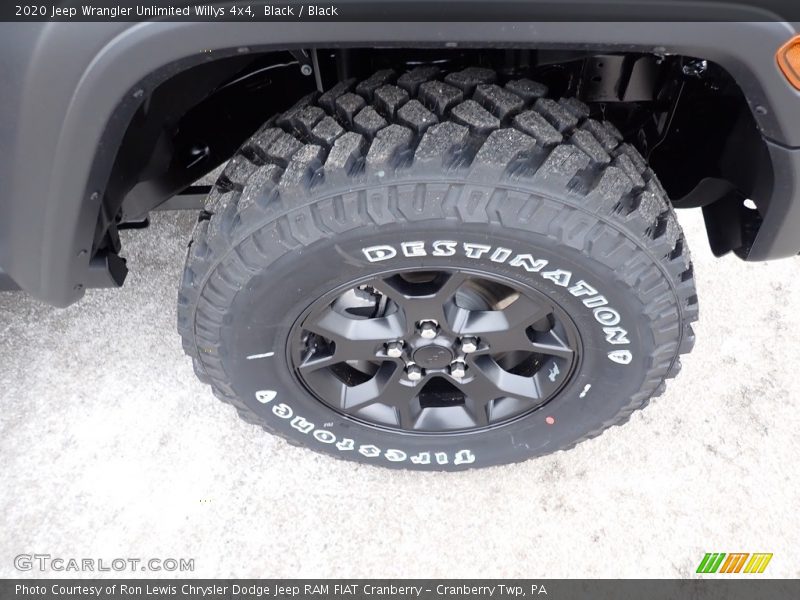 Black / Black 2020 Jeep Wrangler Unlimited Willys 4x4