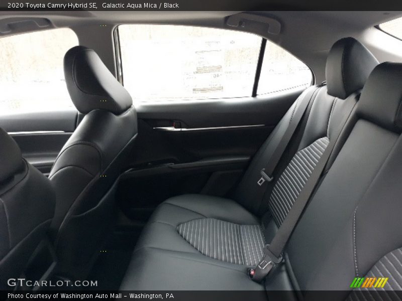 Galactic Aqua Mica / Black 2020 Toyota Camry Hybrid SE
