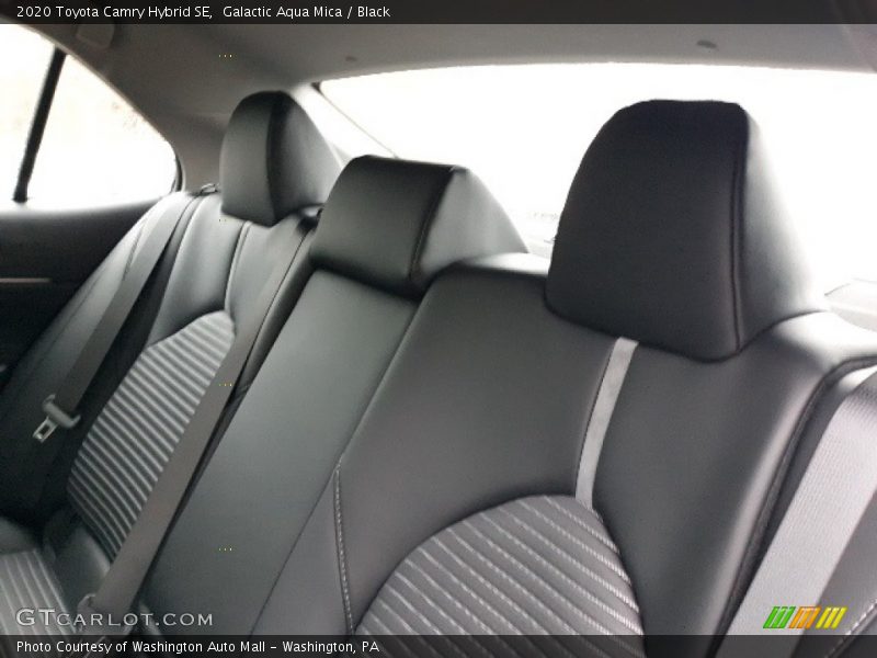 Galactic Aqua Mica / Black 2020 Toyota Camry Hybrid SE