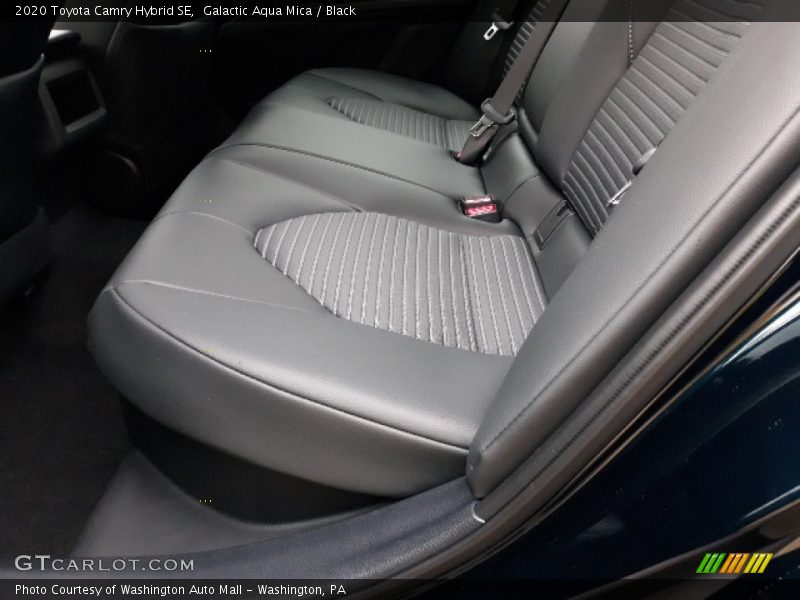 Galactic Aqua Mica / Black 2020 Toyota Camry Hybrid SE
