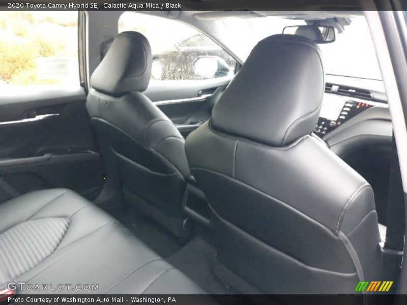 Galactic Aqua Mica / Black 2020 Toyota Camry Hybrid SE