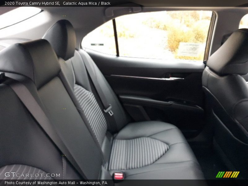 Galactic Aqua Mica / Black 2020 Toyota Camry Hybrid SE