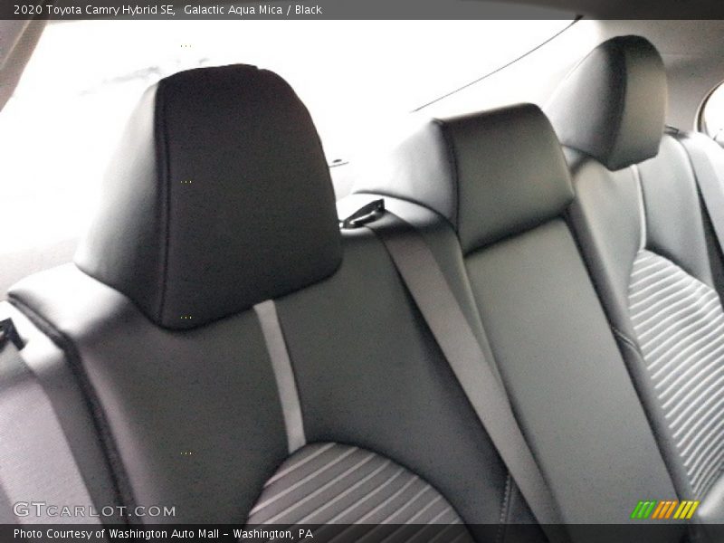 Galactic Aqua Mica / Black 2020 Toyota Camry Hybrid SE