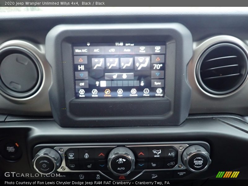 Black / Black 2020 Jeep Wrangler Unlimited Willys 4x4