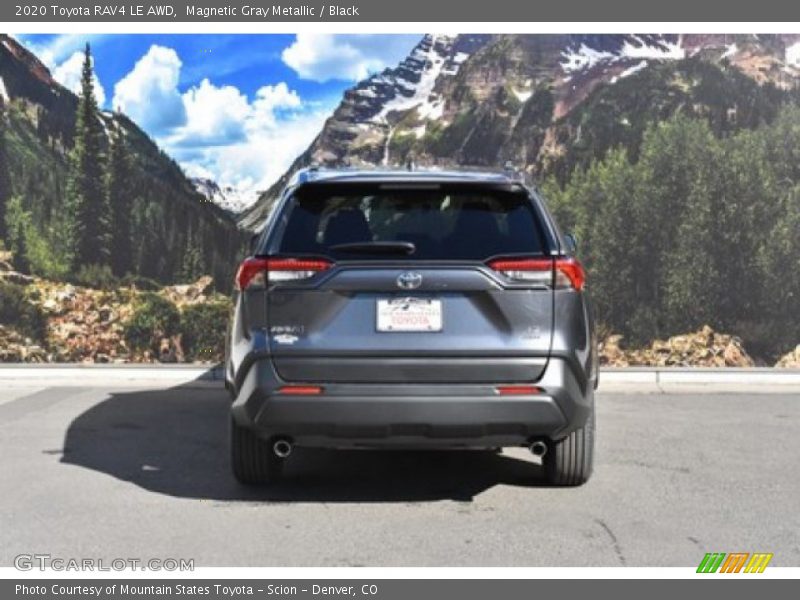 Magnetic Gray Metallic / Black 2020 Toyota RAV4 LE AWD