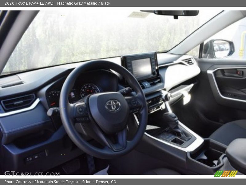 Magnetic Gray Metallic / Black 2020 Toyota RAV4 LE AWD