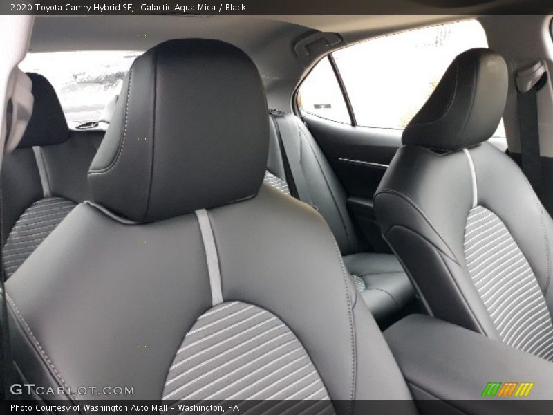 Galactic Aqua Mica / Black 2020 Toyota Camry Hybrid SE
