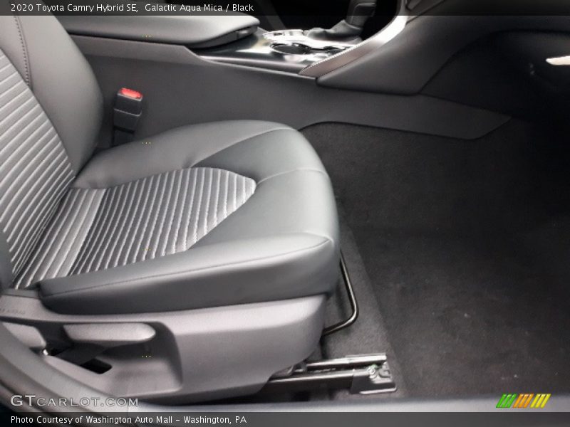 Galactic Aqua Mica / Black 2020 Toyota Camry Hybrid SE