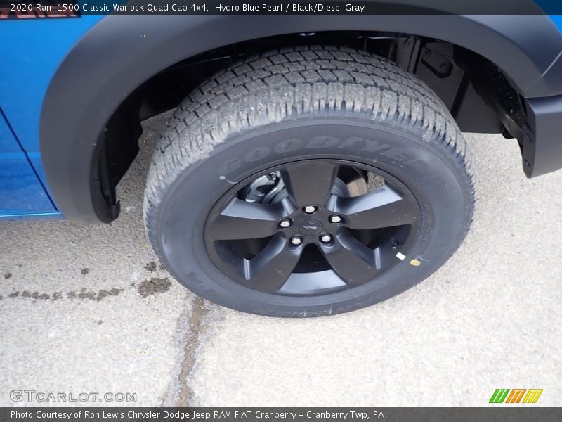 Hydro Blue Pearl / Black/Diesel Gray 2020 Ram 1500 Classic Warlock Quad Cab 4x4