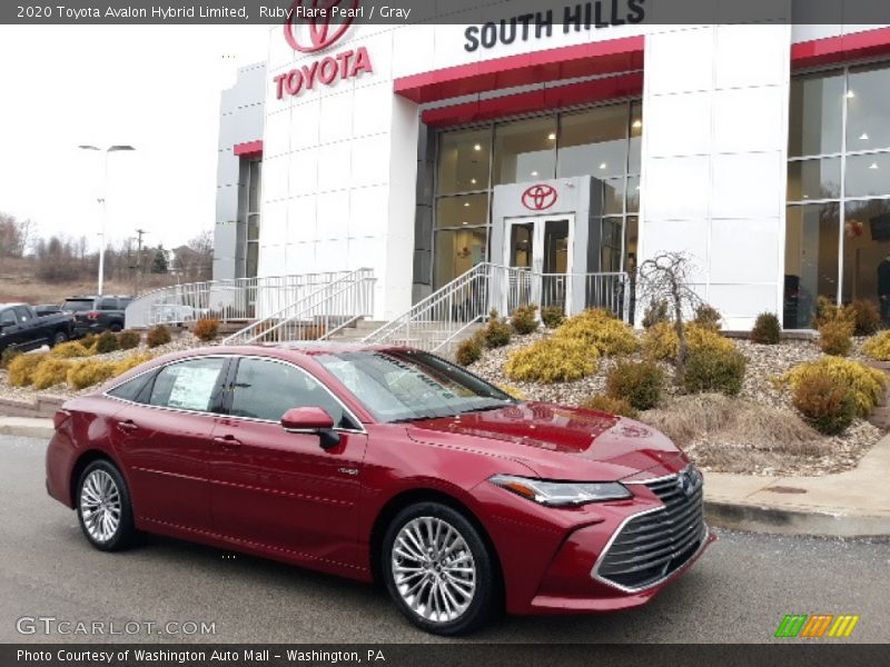 Ruby Flare Pearl / Gray 2020 Toyota Avalon Hybrid Limited