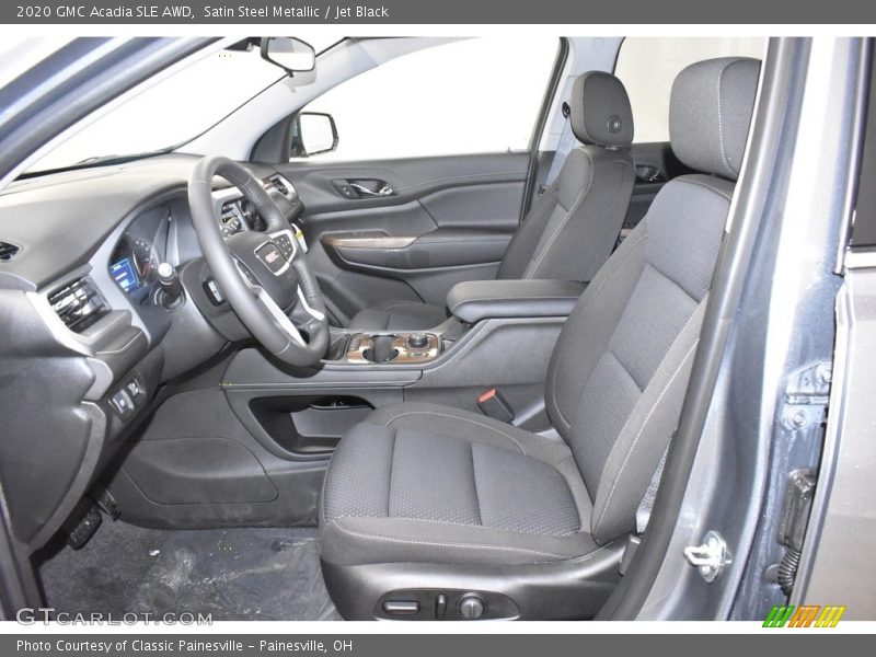 Satin Steel Metallic / Jet Black 2020 GMC Acadia SLE AWD