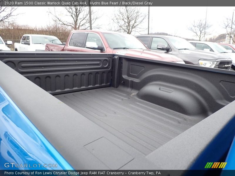 Hydro Blue Pearl / Black/Diesel Gray 2020 Ram 1500 Classic Warlock Quad Cab 4x4