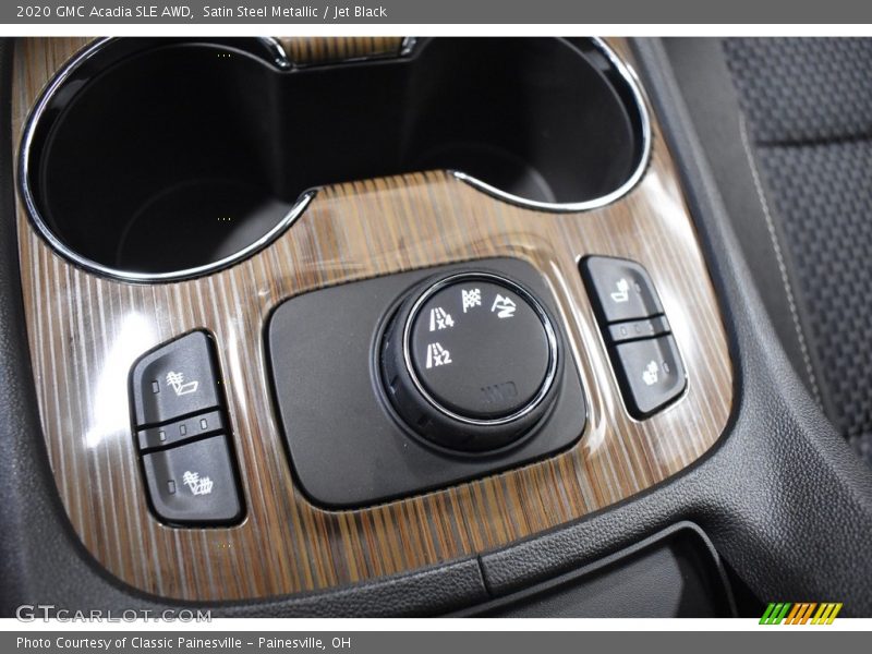 Satin Steel Metallic / Jet Black 2020 GMC Acadia SLE AWD