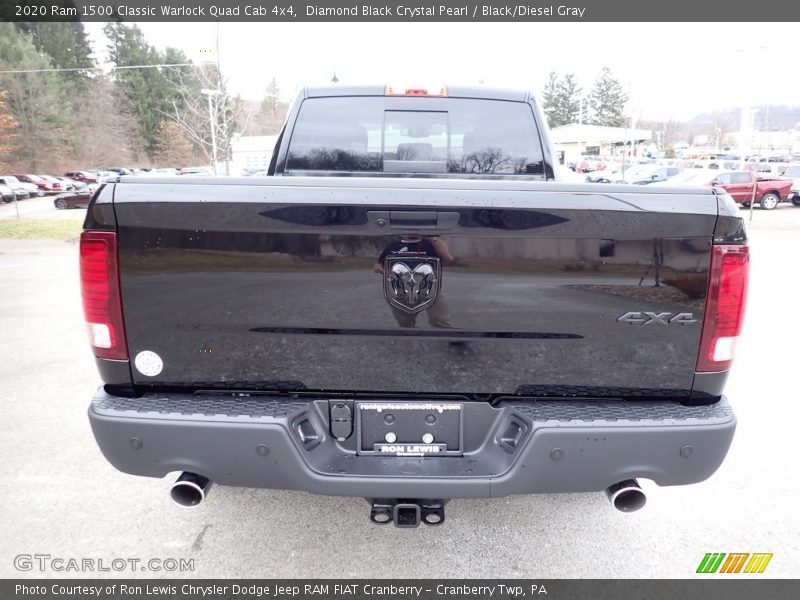 Diamond Black Crystal Pearl / Black/Diesel Gray 2020 Ram 1500 Classic Warlock Quad Cab 4x4