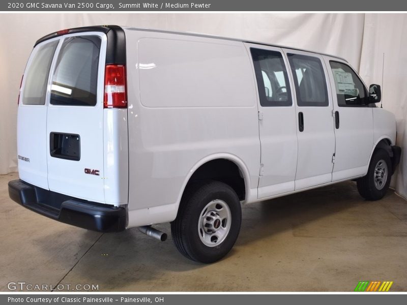 Summit White / Medium Pewter 2020 GMC Savana Van 2500 Cargo