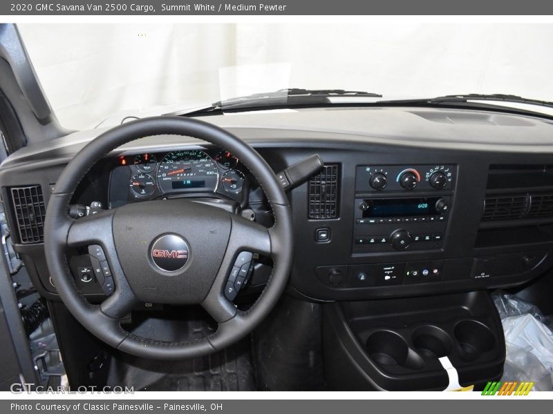 Summit White / Medium Pewter 2020 GMC Savana Van 2500 Cargo