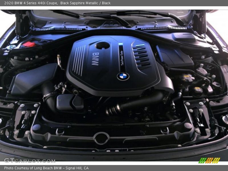 Black Sapphire Metallic / Black 2020 BMW 4 Series 440i Coupe