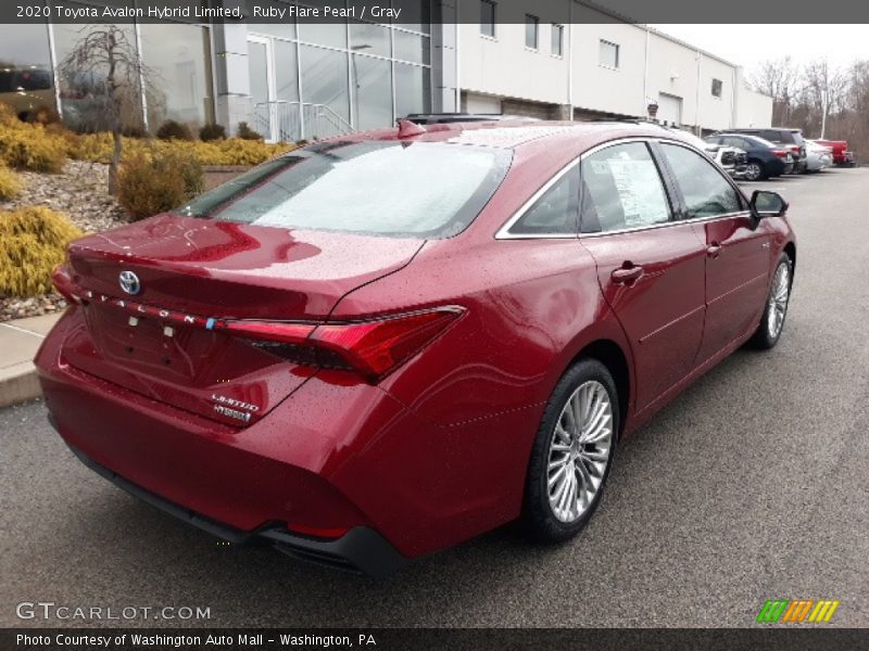 Ruby Flare Pearl / Gray 2020 Toyota Avalon Hybrid Limited