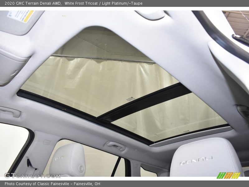 White Frost Tricoat / Light Platinum/­Taupe 2020 GMC Terrain Denali AWD