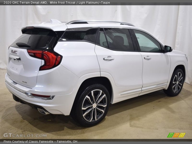 White Frost Tricoat / Light Platinum/­Taupe 2020 GMC Terrain Denali AWD