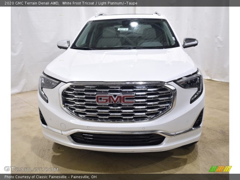 White Frost Tricoat / Light Platinum/­Taupe 2020 GMC Terrain Denali AWD