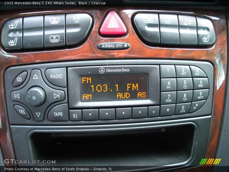 Black / Charcoal 2003 Mercedes-Benz C 240 4Matic Sedan