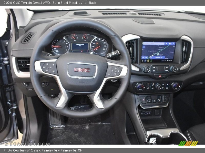 Satin Steel Metallic / Jet Black 2020 GMC Terrain Denali AWD