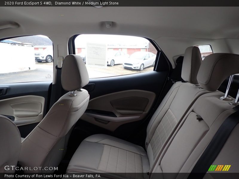 Diamond White / Medium Light Stone 2020 Ford EcoSport S 4WD