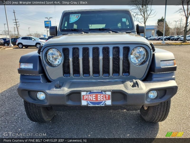 Sting-Gray / Black 2020 Jeep Wrangler Unlimited Sport 4x4