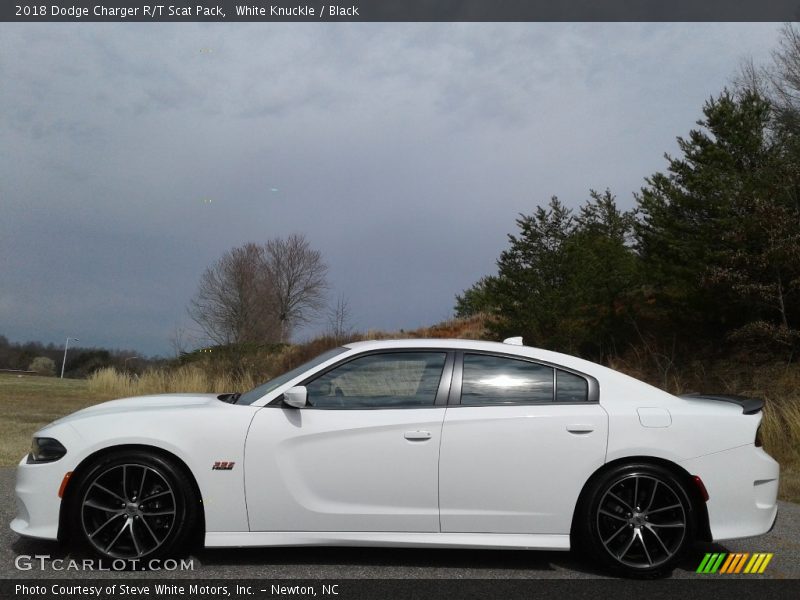 White Knuckle / Black 2018 Dodge Charger R/T Scat Pack