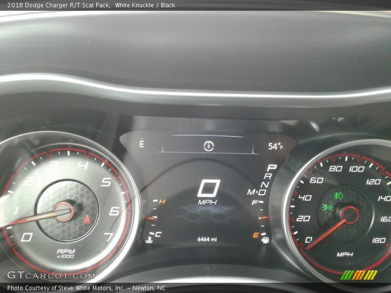 White Knuckle / Black 2018 Dodge Charger R/T Scat Pack