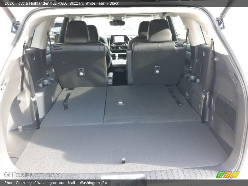 Blizzard White Pearl / Black 2020 Toyota Highlander XLE AWD