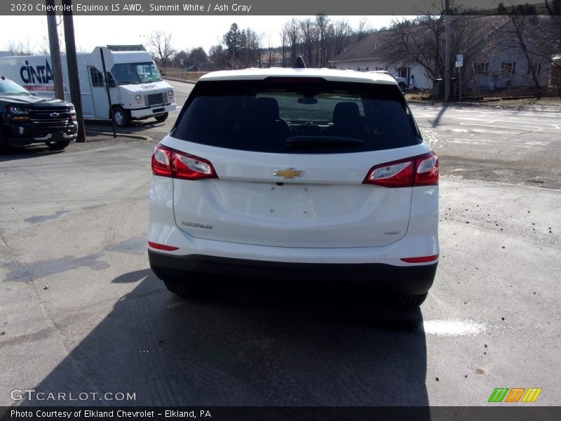 Summit White / Ash Gray 2020 Chevrolet Equinox LS AWD