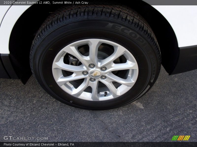 Summit White / Ash Gray 2020 Chevrolet Equinox LS AWD