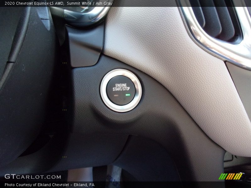 Summit White / Ash Gray 2020 Chevrolet Equinox LS AWD